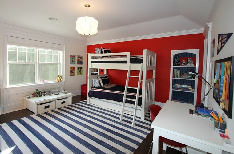 blue red child room