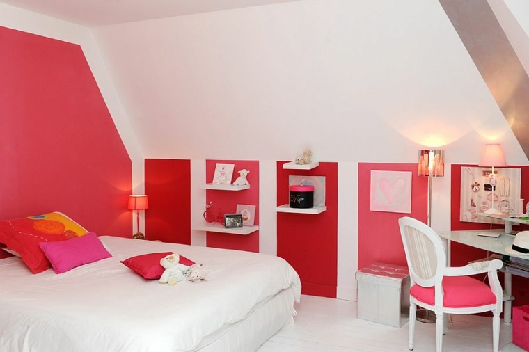 red child room design