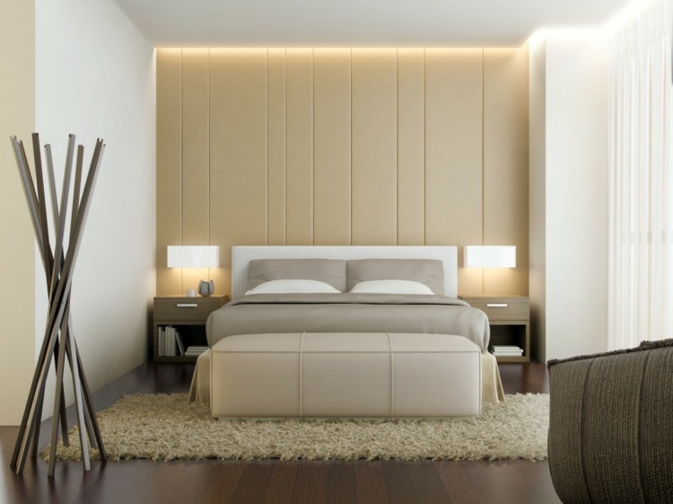 beige feng shui bedroom