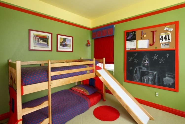 boy room bright colors