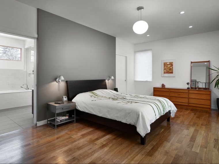 gray minimalist style room
