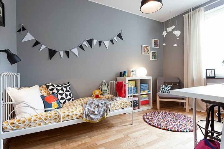Child S Bedroom In Shades Of Gray 25 Ideas Of Decoration A Spicy Boy