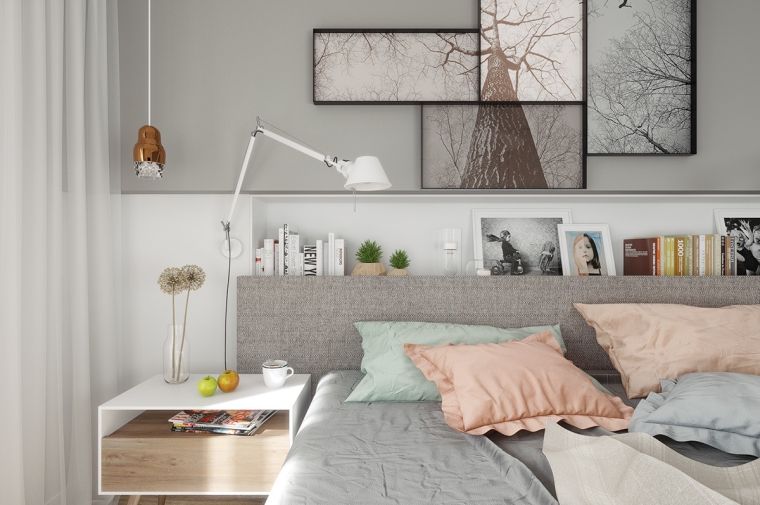 room pink and light gray-deco-wood-paint-white