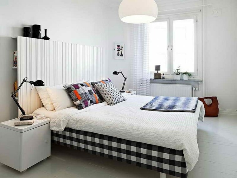 idea bedroom modern arrangement headboard wood nightstand fixtures