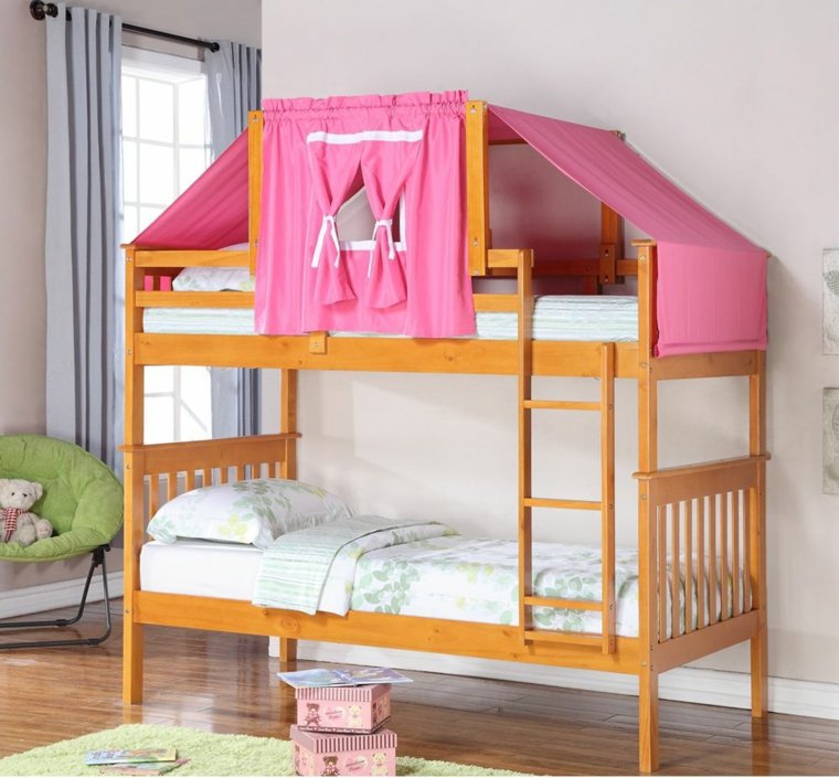 design d'interieur chambre enfant lit filles