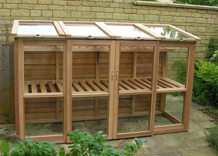 raised frame wood greenhouses