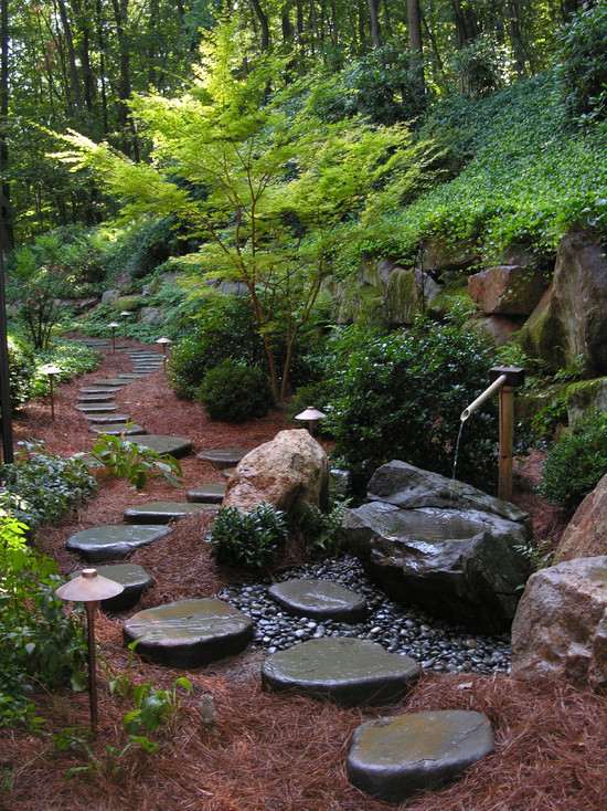 stone garden path