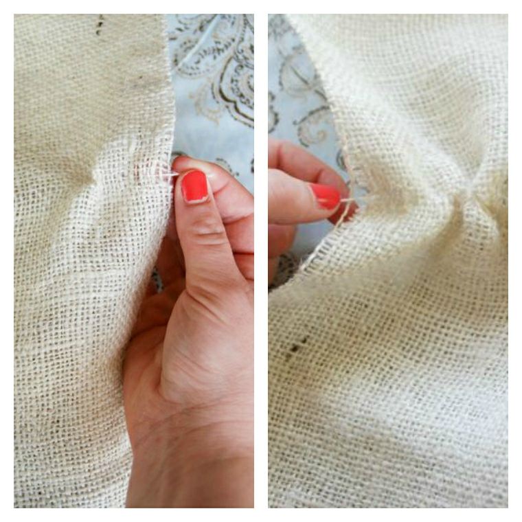 lav en table runner diy deco tutorial burlap natural deco