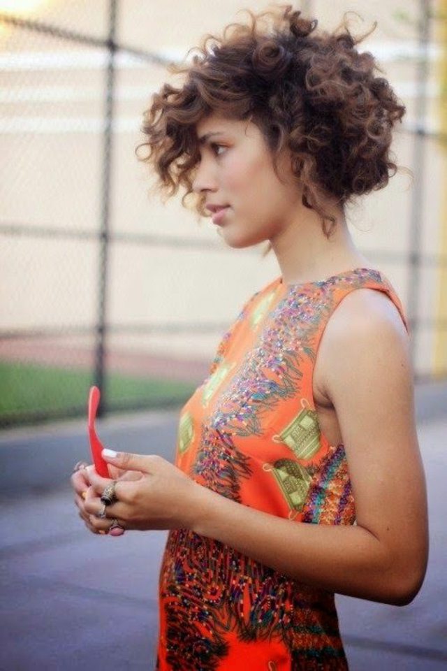 curly haircut woman idea trend season 2015