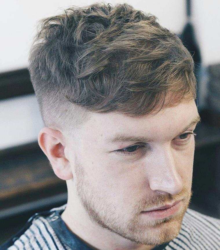 progressive gradient man hair-chatain-idee-masculine