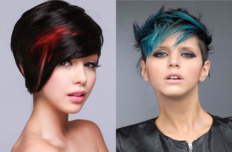 hair colors, modern woman