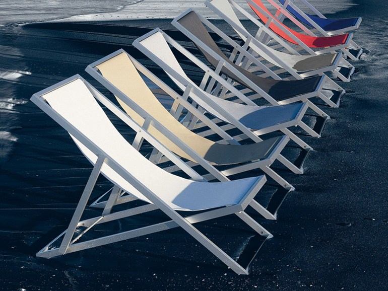 Chilean Aluminum Lounge Chair Reclining Design Modern Chilean Jose Antonio Gandía Blasco