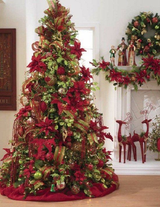 choose-fir-christmas-star-christmas-red-artificial-garlands choose christmas tree