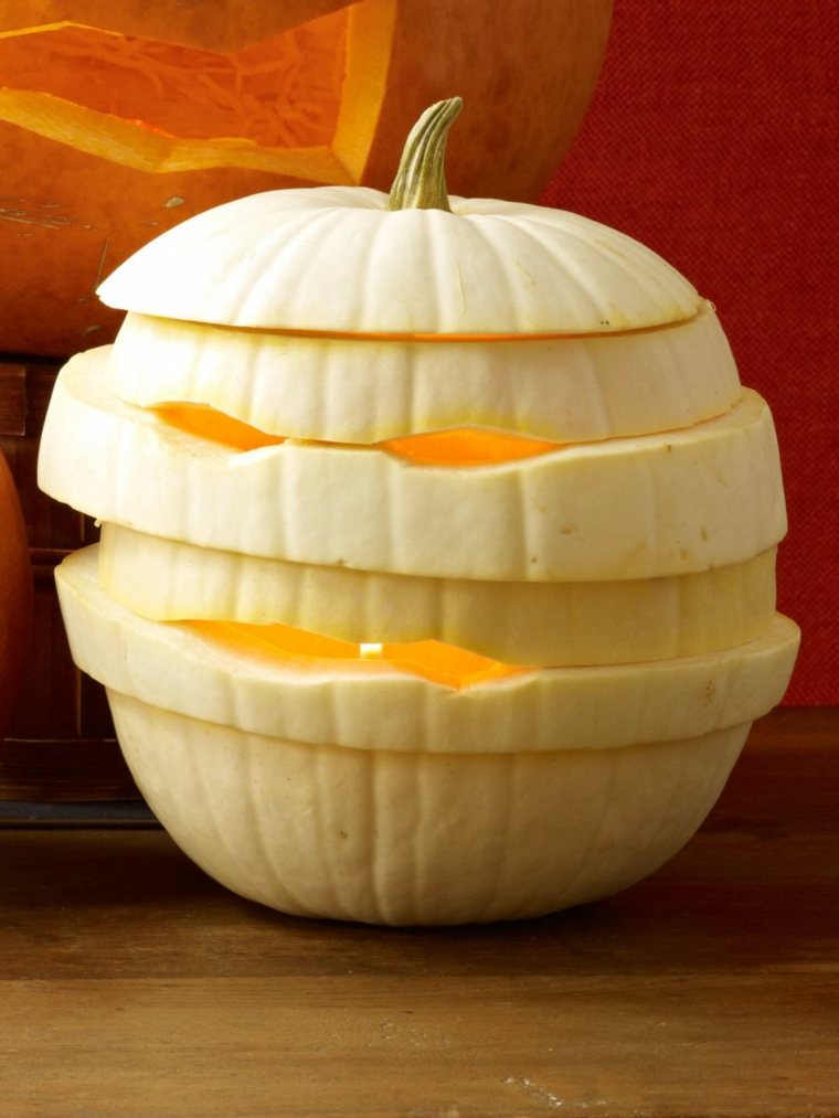 pumpkin deco candle idea pumpkin white