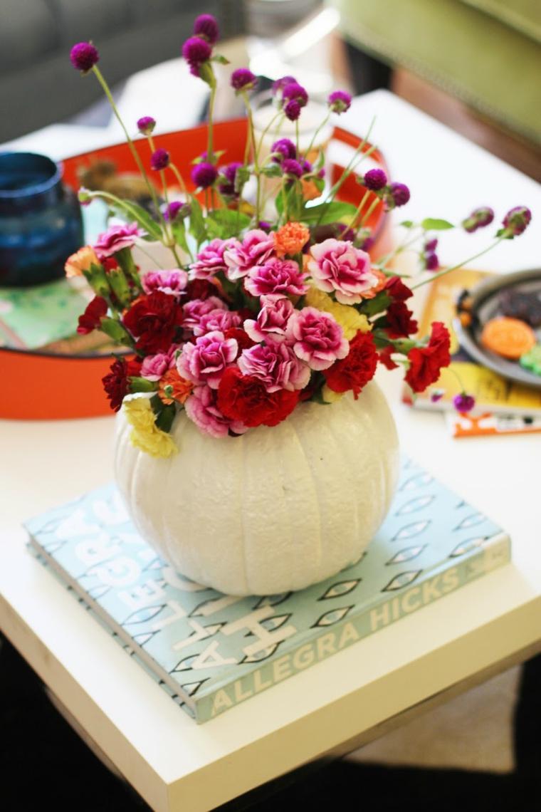 pumpkin deco interior flowers idea diy activity child