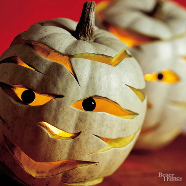 pumpkin decoration halloween candles idea