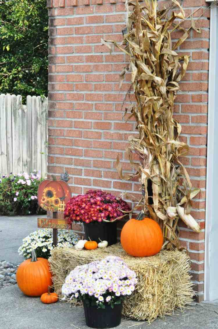 bučno halloween dekoracijo idejo na prostem