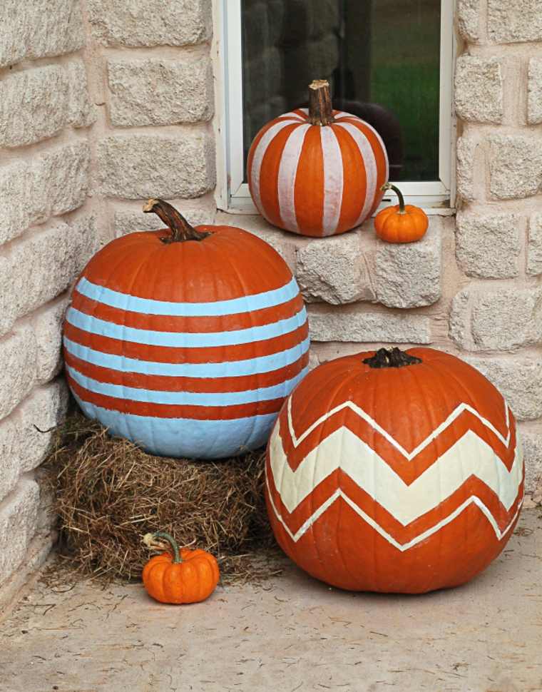 pumpkin painting decoration halloween idea cheap