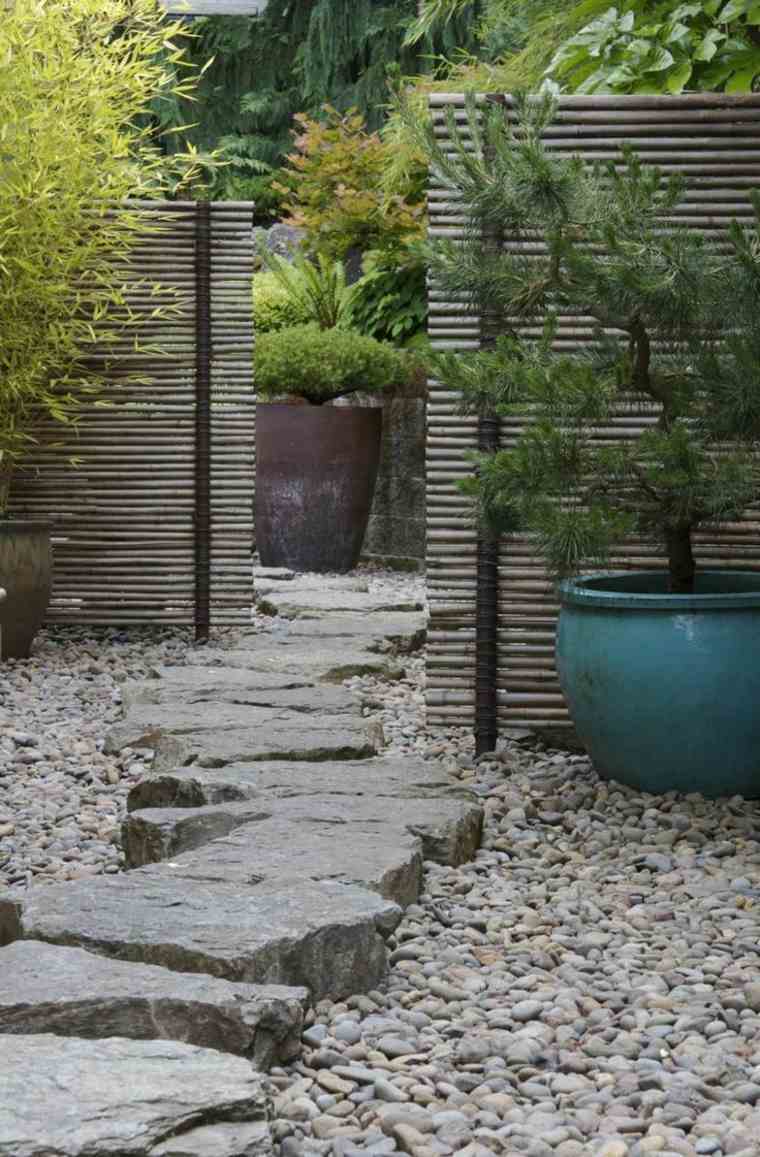 bamboo fence zen atmosphere