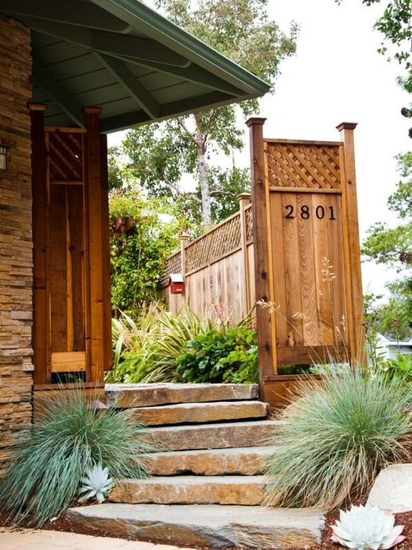 decorated partition wood house