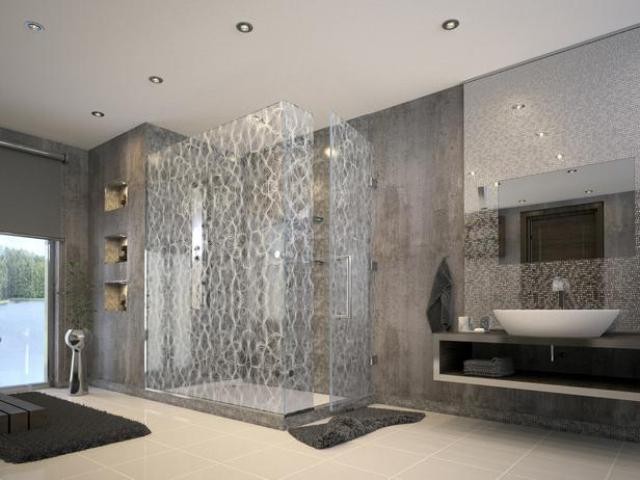 modern design shower partition