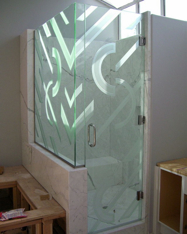 modern inspiration shower partition