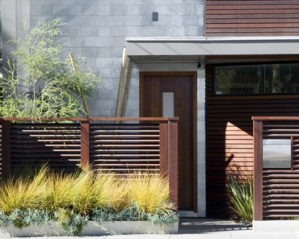 brown wood house partition