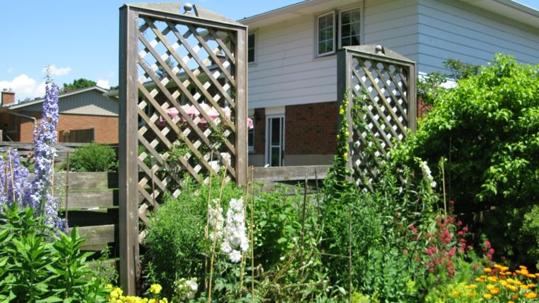 fencing wood deco idea outdoor panel wood occulting