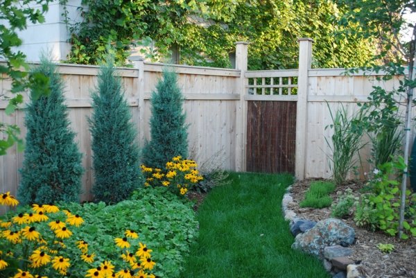 canisses wood wooden garden fence