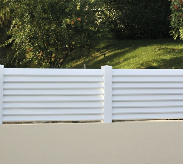 Cerbère white garden fence La Cloture Francaise