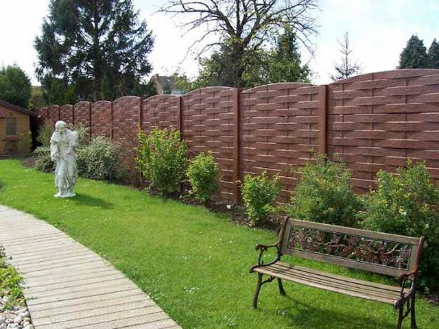 garden fence composite material