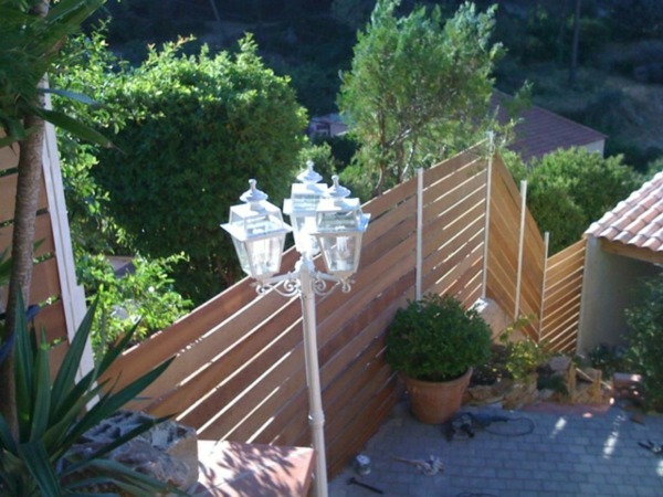 IEAF slope garden fence