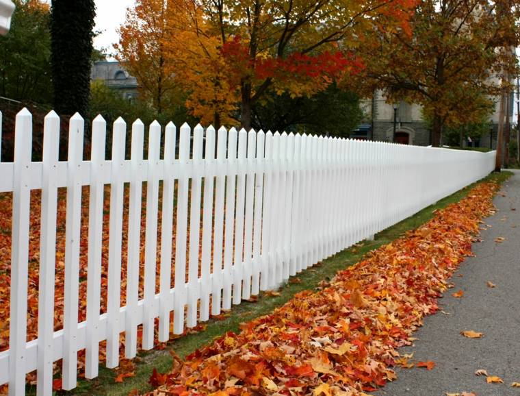 wood fences stakes garden