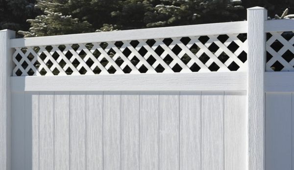 fence garden design pvc cheap