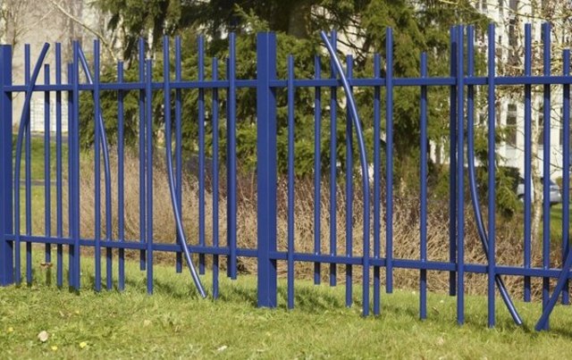 iron fence design