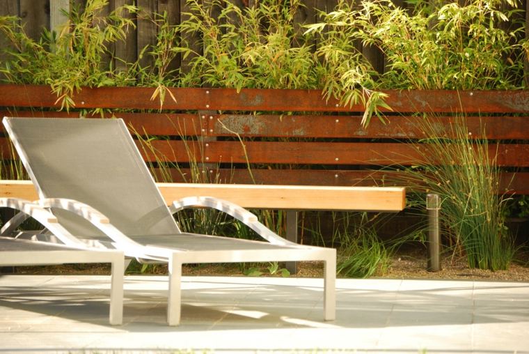 corten steel garden fence