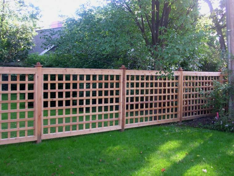 fence wood garden idea panel wood