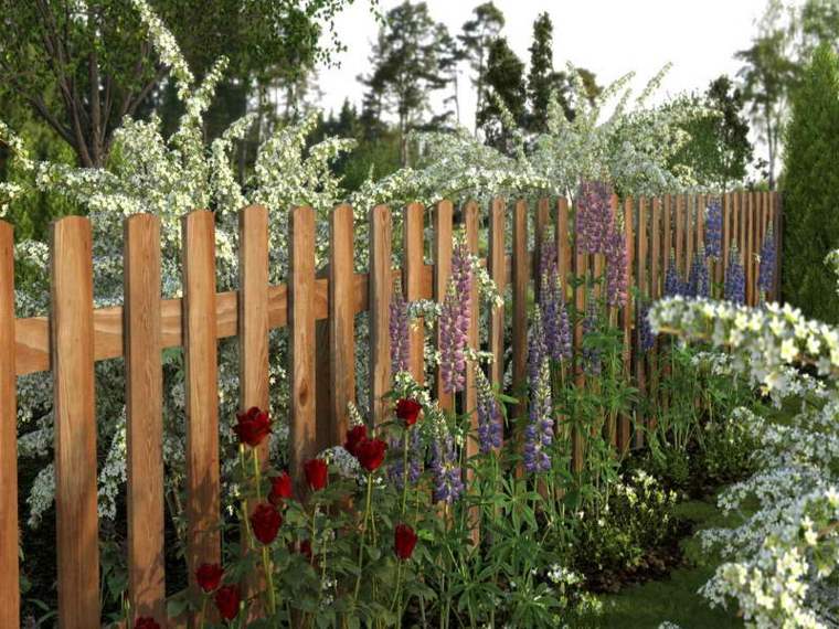 garden fence wood idea exterior panel wood blackout