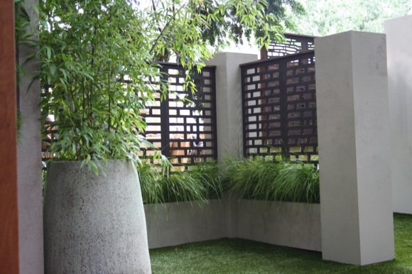 bamboo design garden fence