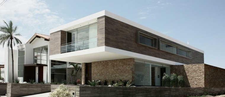 modern architect house design fence