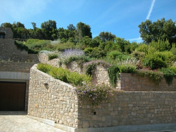 fence terraces low walls