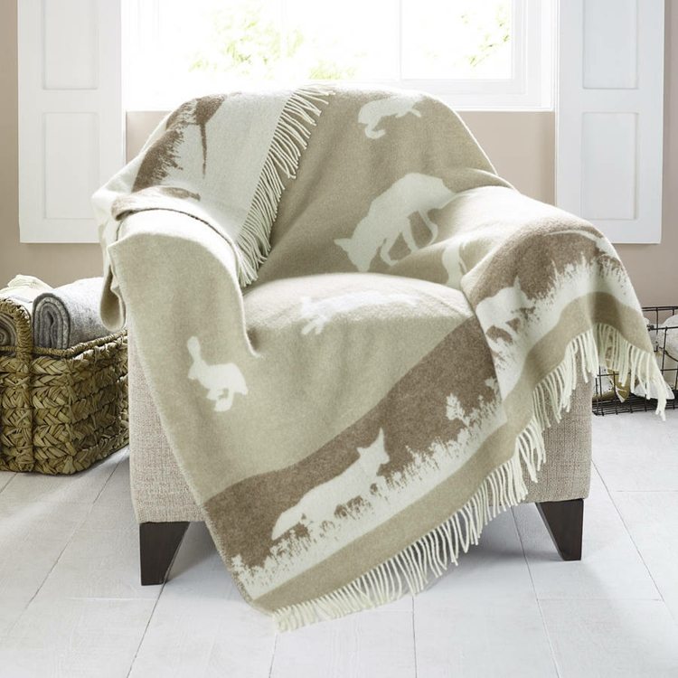 cocooning idea deco winter armchair