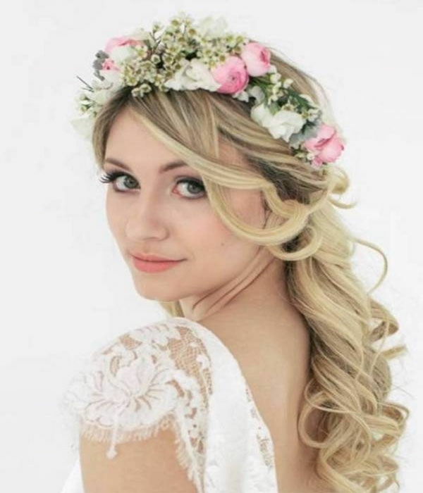 bohemian crown flower headdress