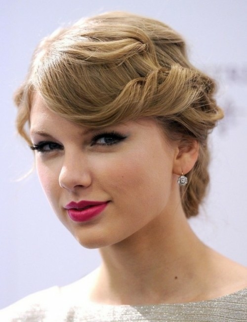 hairstyle hair curls bun