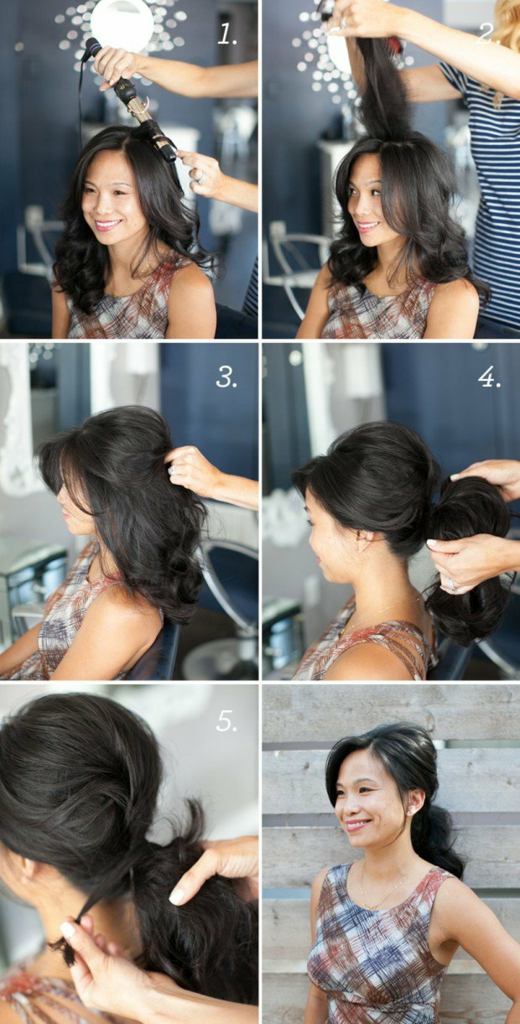 easy hairstyle tail horse
