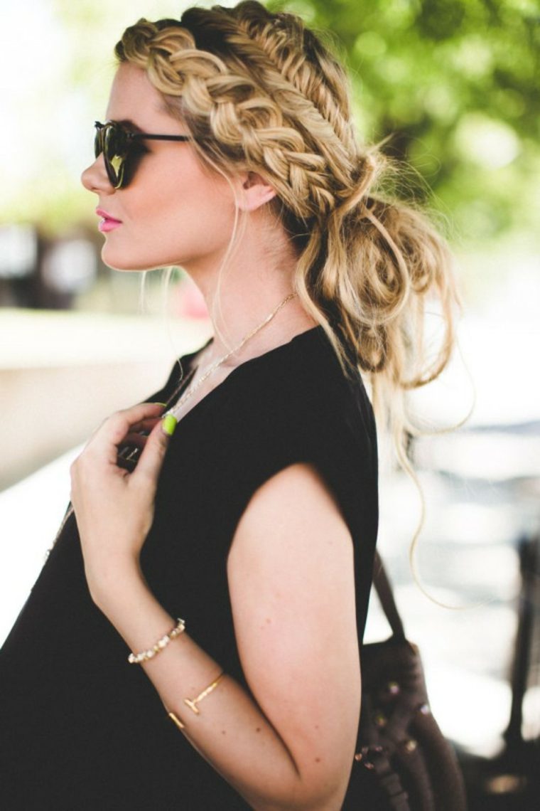 trend hairstyle summer spring 2015 woman blond hair