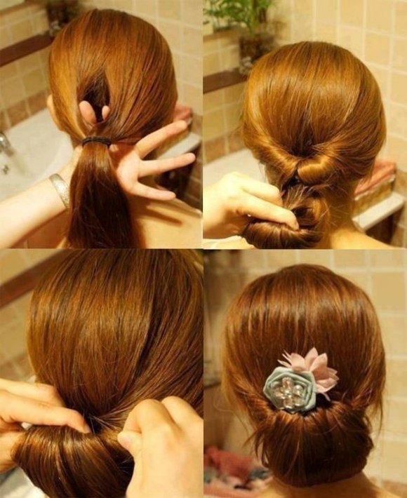 easy woman hairdressing idea