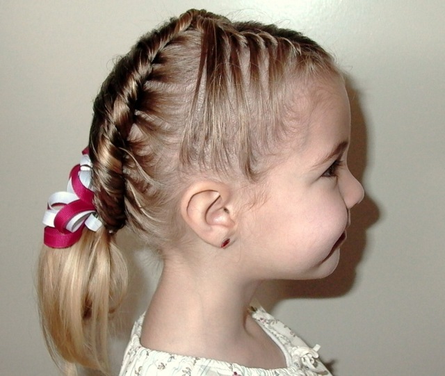 interesting little girl hairstyle