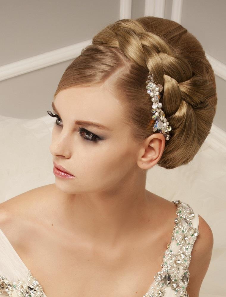 hairstyle-wedding-bun-braid-trend long-hair