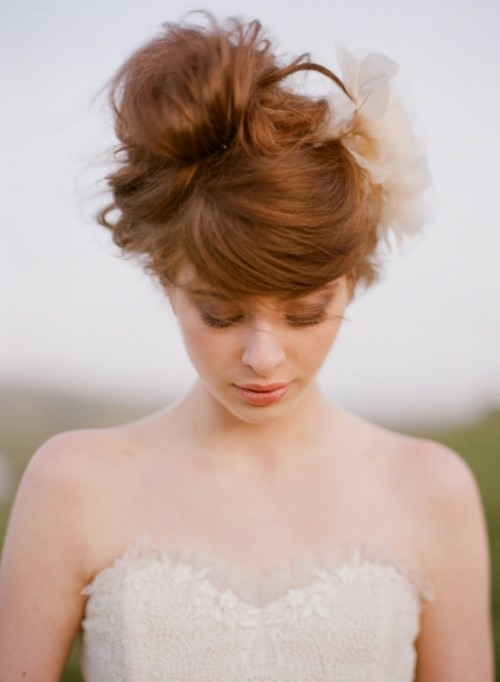 hairstyle mariee big flower